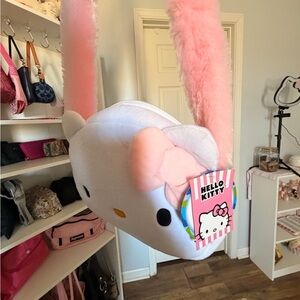 Hello Kitty Plush Bag with Pink and White Accents